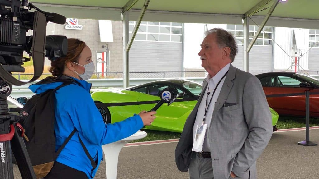 Sandy Munro Being Interviewed